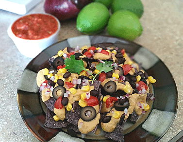 vegan nachos picture
