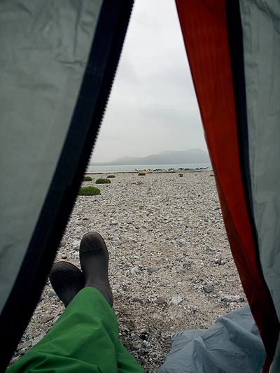 camping in Glacier Bay National Park