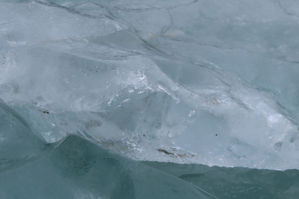close up of glacier ice Glacier Bay Alaska