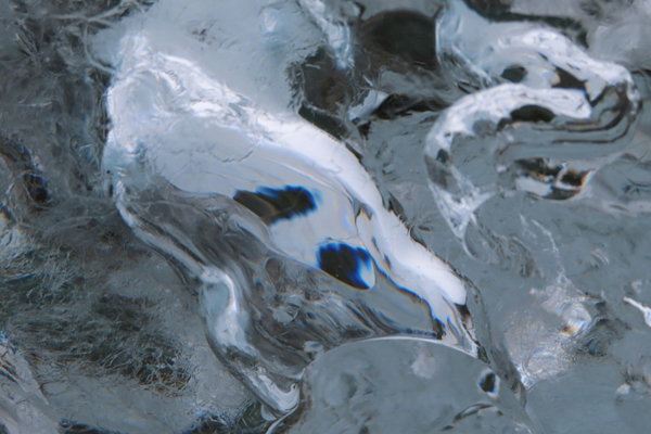 close up of glacier ice Glacier Bay Alaska