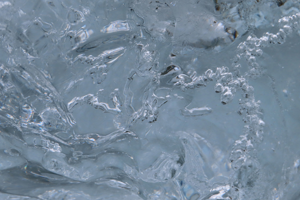 close up of glacier ice Glacier Bay Alaska