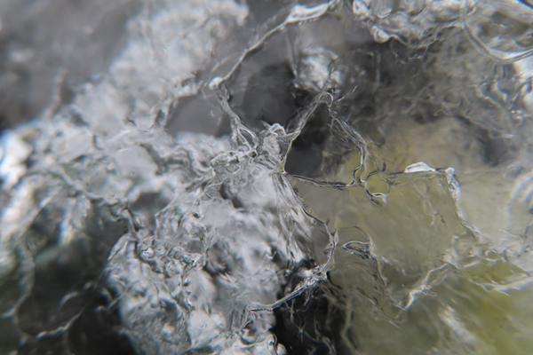 close up of glacier ice Glacier Bay Alaska