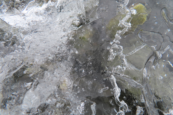 close up of glacier ice Glacier Bay Alaska