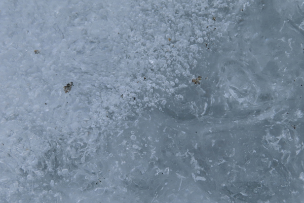 close up of glacier ice Glacier Bay Alaska