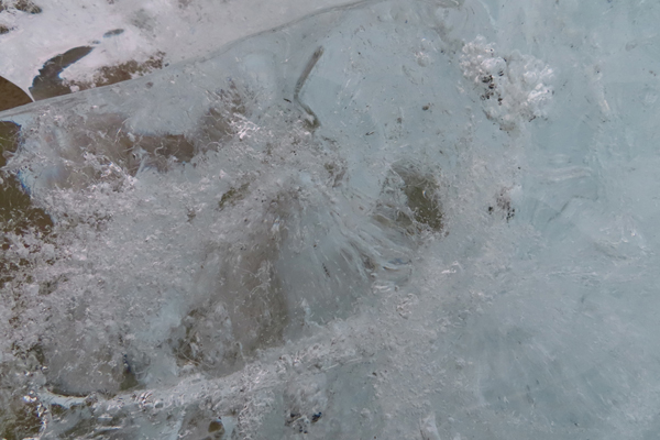 close up of glacier ice Glacier Bay Alaska