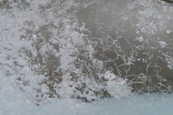 close up of glacier ice Glacier Bay Alaska