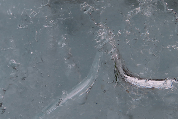 close up of glacier ice Glacier Bay Alaska