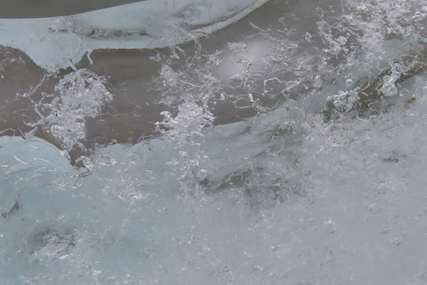 close up of glacier ice Glacier Bay Alaska