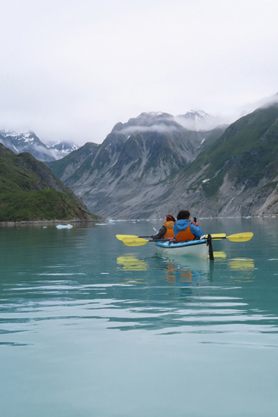 McBride Glacier area of Glacier Bay Alaska