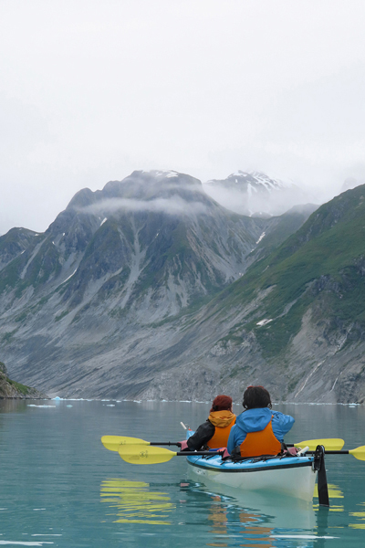 McBride Glacier area of Glacier Bay Alaska