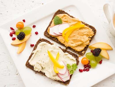 beautiful edible plating design