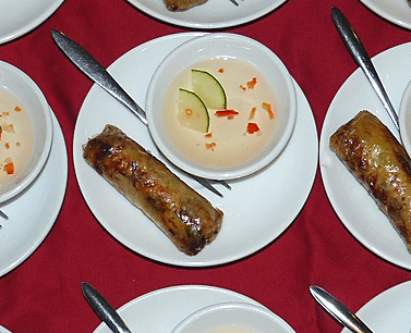 vegan deep fried spring rolls