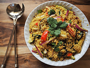 quinoa whole grain side dish picture
